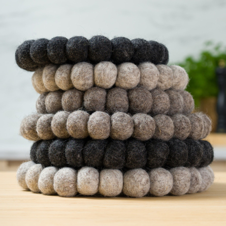 Hotspot Wolluntersetzer 21 cm Creme