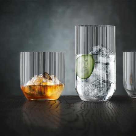 Linear Whiskyglas 34,5 cl, 4-pak