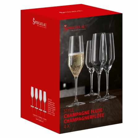 Style Champagne Glass 24cl, 4-Pack