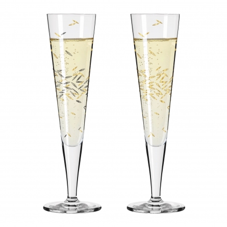 Goldnacht Champagneglas #3 & 4, 20cl