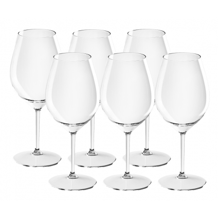 Plastic Wine Glass 51cl, 6-pack