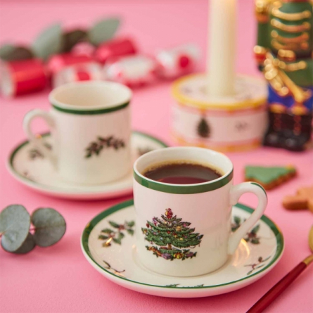 Spode Christmas Espresso 4-pack