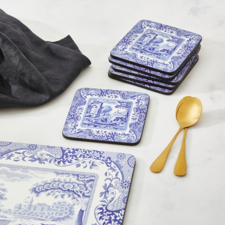Blue Italian Untersetzer, 6-Pack
