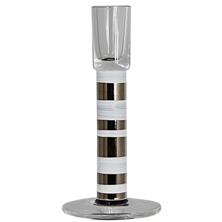 Versailles Candlestick Silver, H 18cm