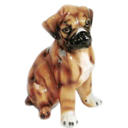 Boxer Porslinsdjur, H 30cm