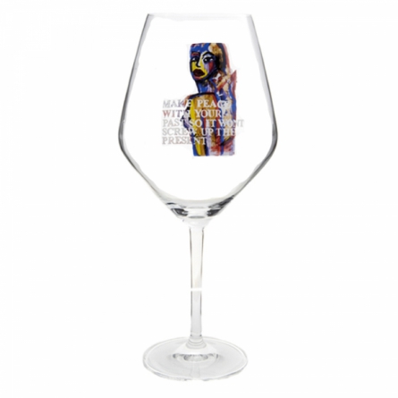 Make Peace Wine glass 75cl