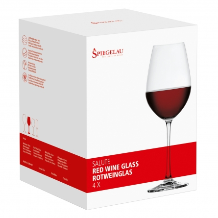 Salute Rödvinsglas 55cl, 4-Pack
