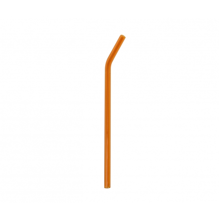 Glasspipe Straw Orange, 12-pack