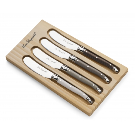 Lou Laguiole Butter Knife 4-pack