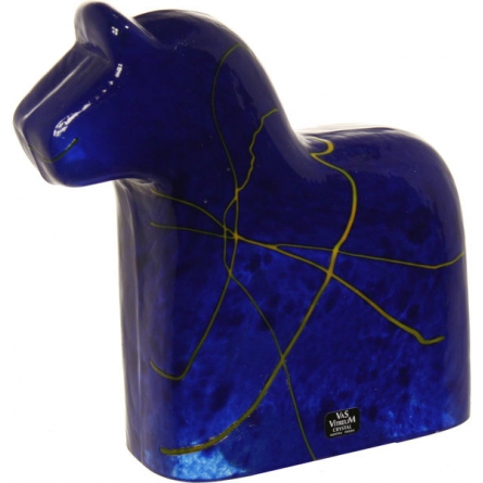 Dala skulptur blå