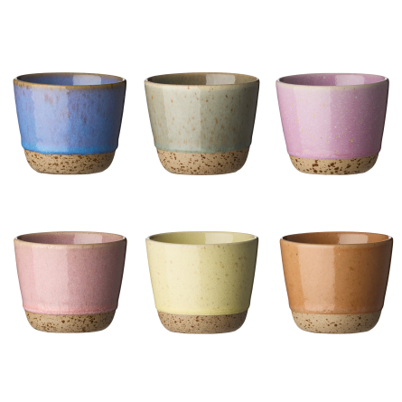 Raw Kopp Mixade Färger 20cl, 6-pack