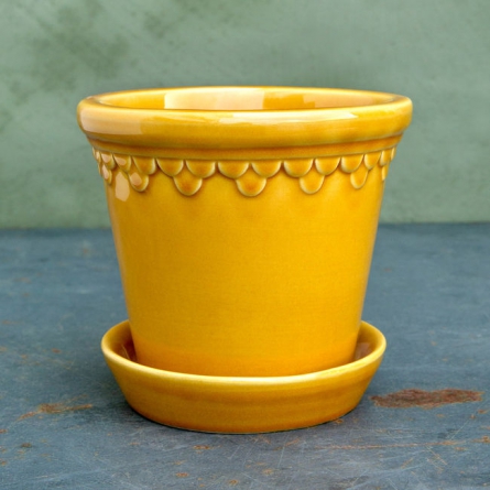 Copenhagen Pot yellow ø 14 cm