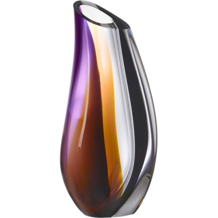 Orchid vase Lilac/amber small