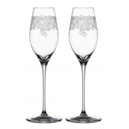 Arabesque champagne glass 30cl, 2-pack