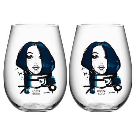 All About You Water Glass Miss You 57cl, 2-pack