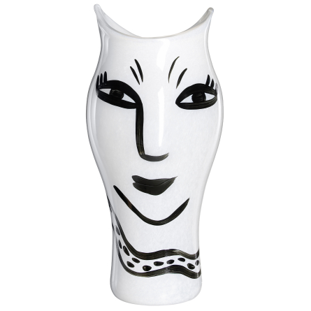 Open Minds Vase White/Black, H 36cm