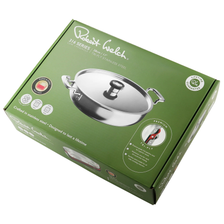 316 L&aring;g Gryta, &Oslash; 28cm