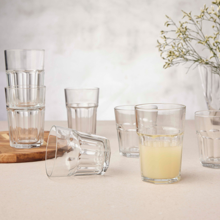 Atelier Granit Drinking Glass 36cl, 6-pack