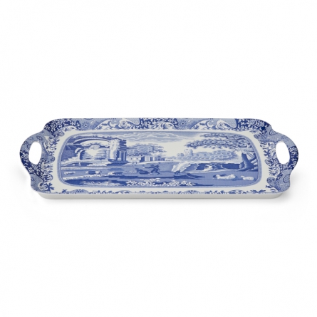 Blue Italian Tray 48 x 29.5cm
