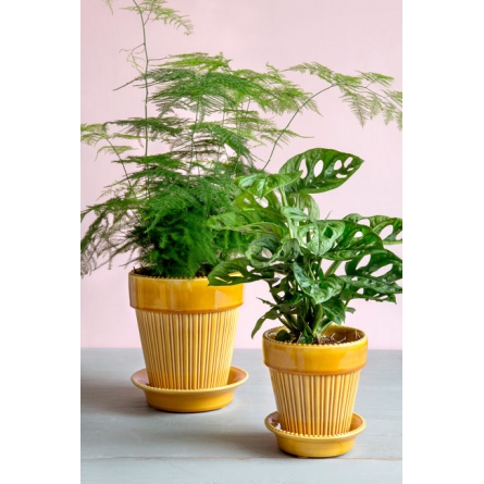 Simona Pot Yellow, Ø 18cm