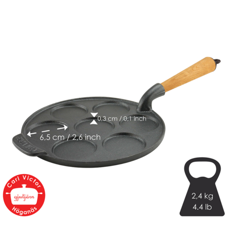 Pl&auml;ttj&auml;rn Gjutj&auml;rn, &Oslash; 23cm