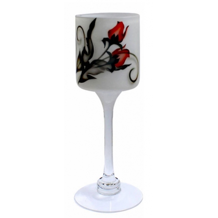 Crystal Ink Rose Lantern on Foot