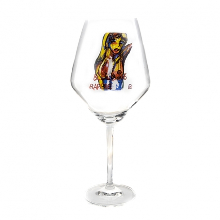 Bleeding Barbie Wine glass 75cl