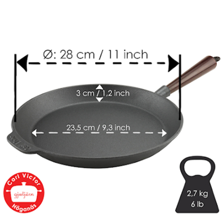 Stekpanna Gjutj&auml;rn, &Oslash; 28cm