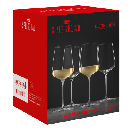 Definition Vinglas Universal 55cl, 4-pack