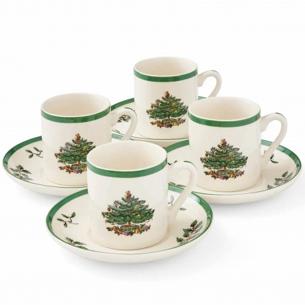 Spode Christmas Espresso 4 pack