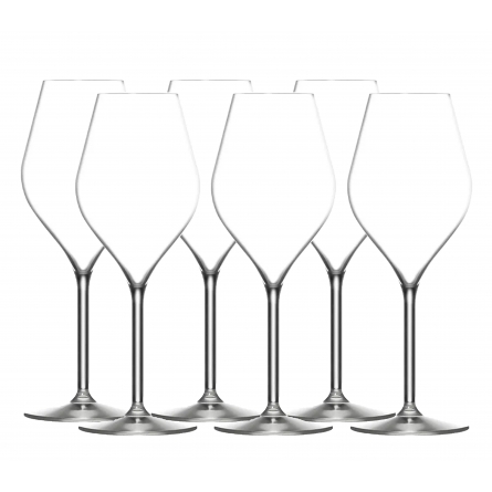 Sunset Plastic Wine Glass 38cl, 6-pack