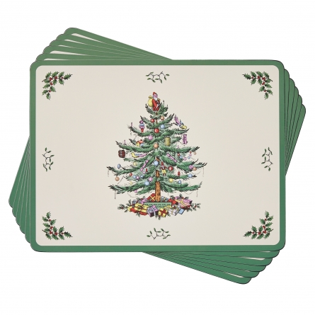 Christmas Tree Placemat Small, 6-pack