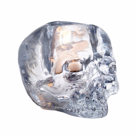 Still Life skull votive Clear