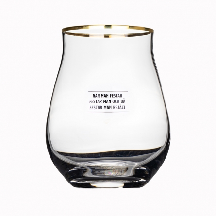 Edward Blom Whiskyglas No:1 När man festar