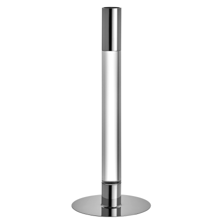 Lumiere Candlestick Silver, H 26,5cm