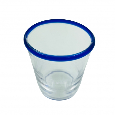 Blue Rim Glass, 20cl