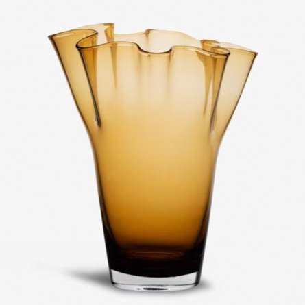 Viva vase large Amber H 24,5 cm