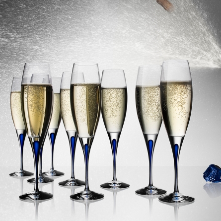 Intermezzo Blue Champagne Glass, 26cl