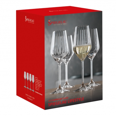 LifeStyle Champagne Glass 31cl, 4-pack