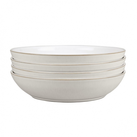 Natural Canvas Pasta Bowls Ø 22cm, 4-pack