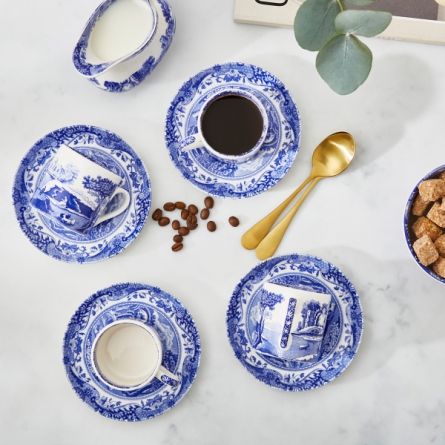 Blue Italian Espresso Cup, 9cl