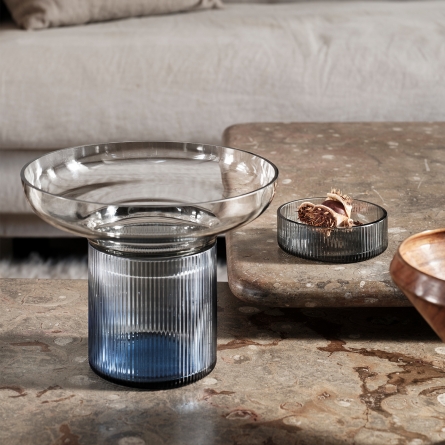 Ensemble Vase Blue/Grey, 15cm