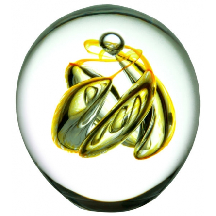 Magic paper weight large yellow