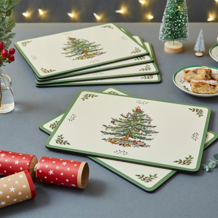 Christmas Tree Placemat Small, 6-pack
