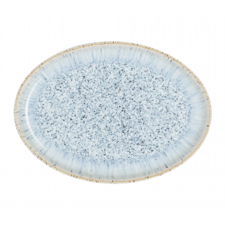 Halo Speckle Klein Oval Tray 19cm