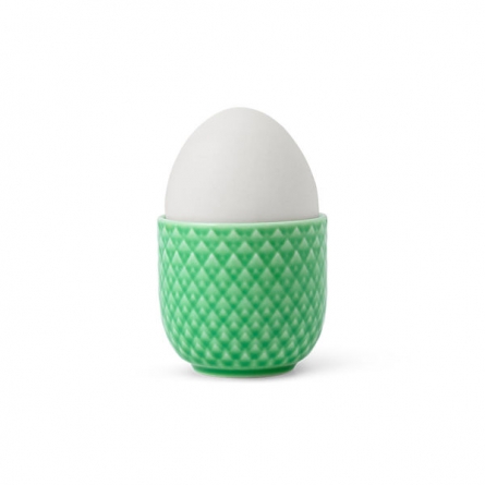 Rhombe Color Egg cup Ø5 cm green porslin