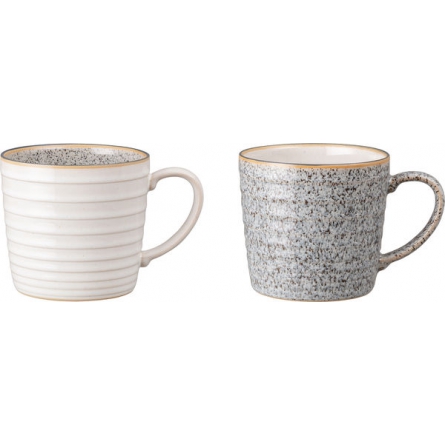 Studio Grey Ridged Mug 40cl, 2-pack