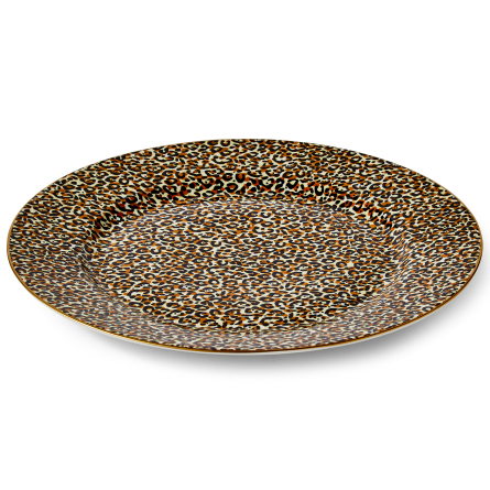 Creatures of Curiosity Serveringsfat Leopard, Ø 30cm