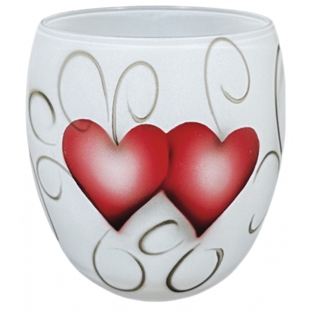 Crystal Ink Votive Heart