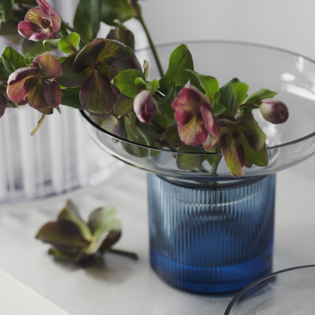 Ensemble Vase Blue/Grey, 15cm